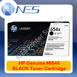 HP Genuine #654X BLACK Toner Cartridge for Color LaserJet Enterprise M651dn/M651n/M651xh [CF330X] 20.5K